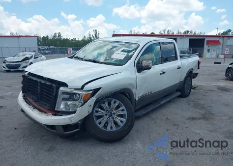 2018 Nissan Titan Platinum Reserve из США, поврежденный, VIN 1N6AA1E69JN549461